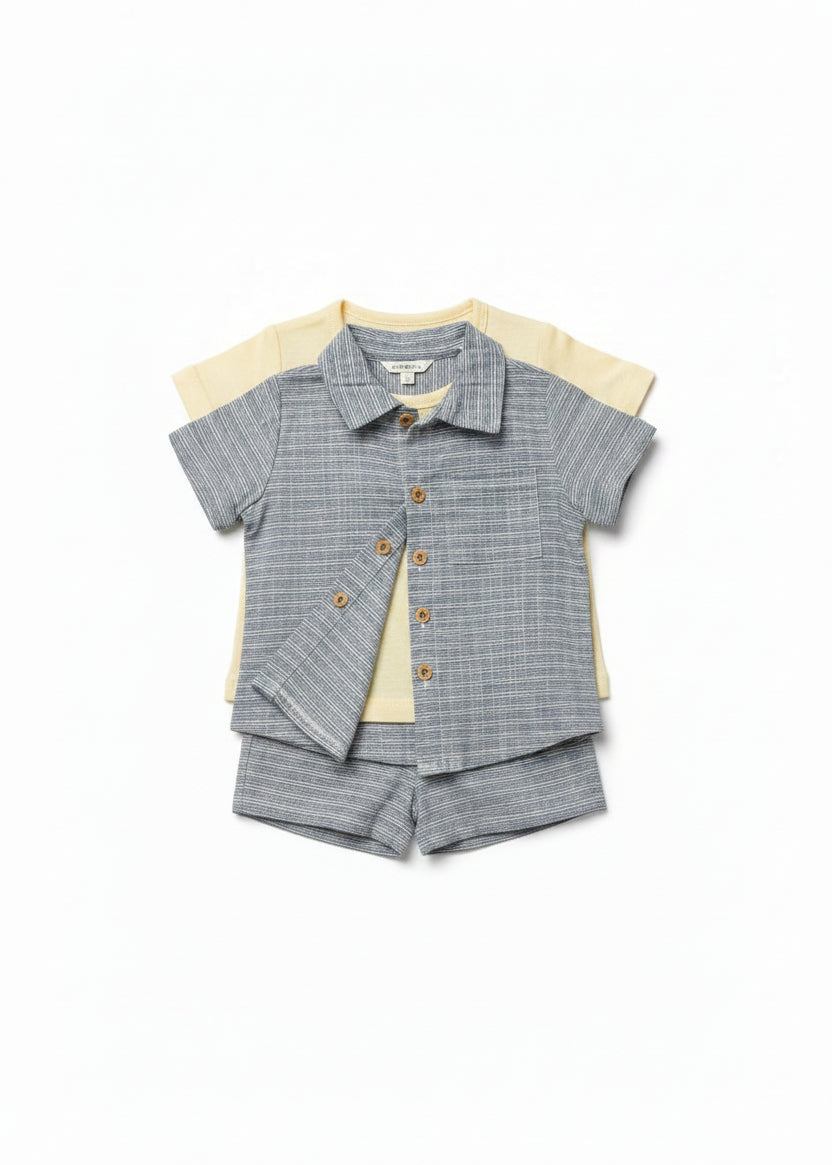 BOYS SHIRT AND SHORTS