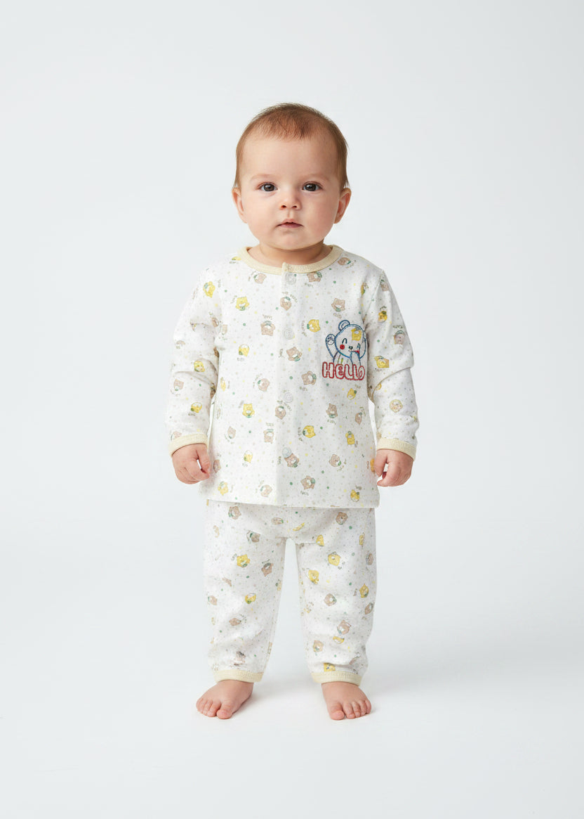 Newborn Baby Shirt & Pajama Set – Soft & Comfortable