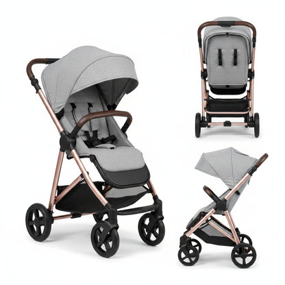 Kidilo Travel Stroller Easy Folding B2 – Lightweight Baby Pram with One-Hand Fold SF-6530-KDL/30