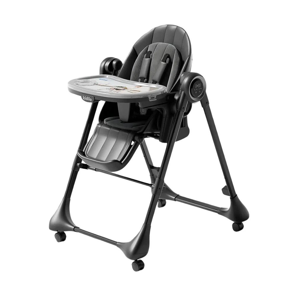 Kidilo Baby Feeding High Chair KD006 – Adjustable Height & Foldable Feeding Chair for Infants & Toddlers H-810C/07