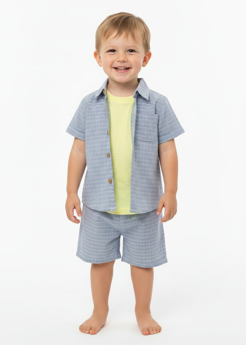 BOYS SHIRT AND SHORTS
