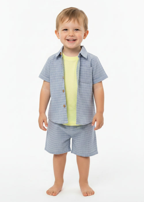 BOYS SHIRT AND SHORTS