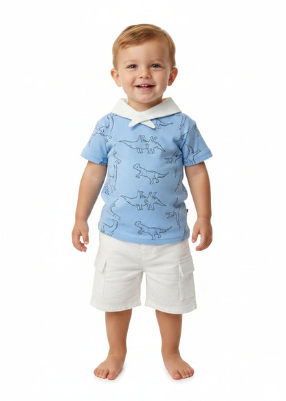 BOYS SHIRT AND SHORTS