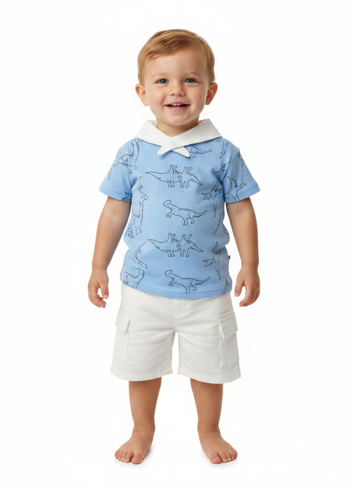 BOYS SHIRT AND SHORTS