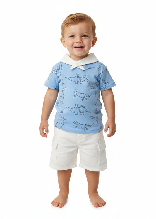 BOYS SHIRT AND SHORTS