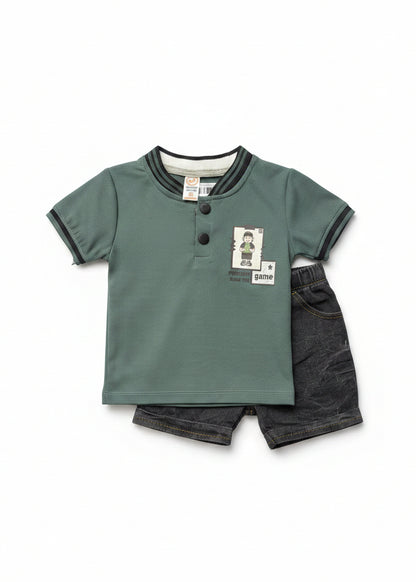 BOYS SHIRT AND SHORT