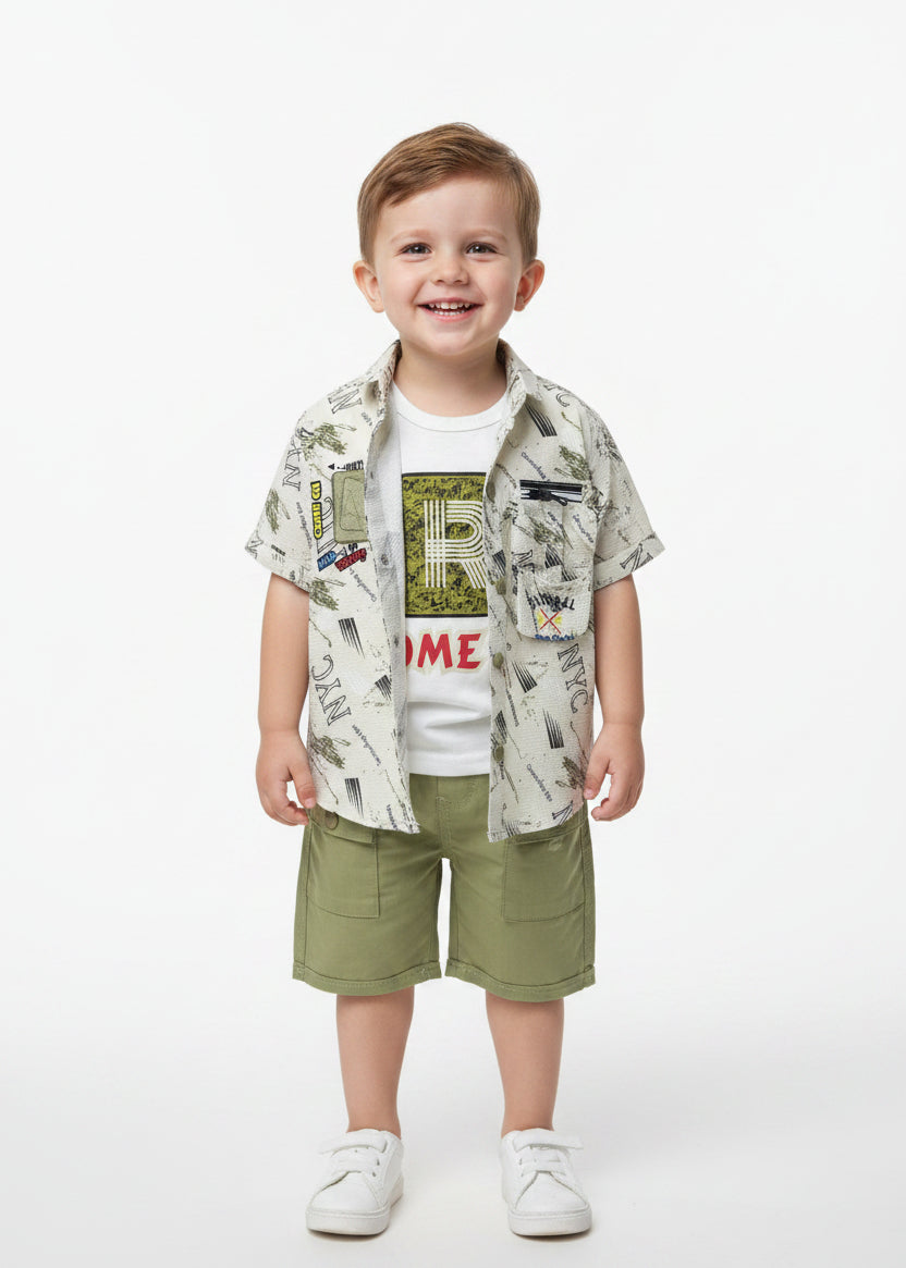 BOYS SHIRT AND SHORT