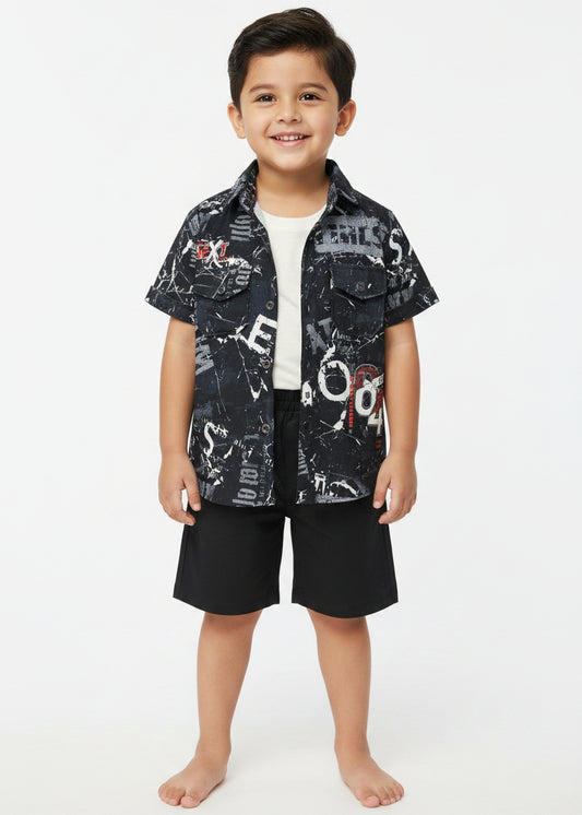 BOYS SHIRT AND SHORT