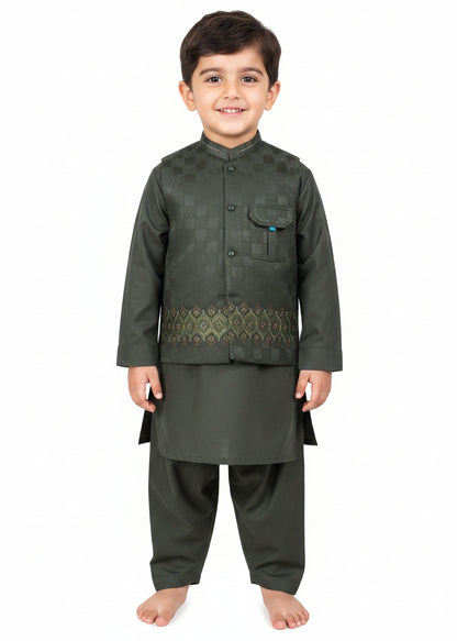 BOYS SHALWAR QAMEEZ 3 PCS