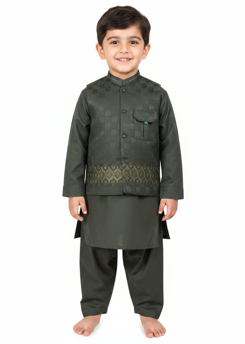 BOYS SHALWAR QAMEEZ 3 PCS