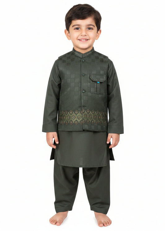 BOYS SHALWAR QAMEEZ 3 PCS