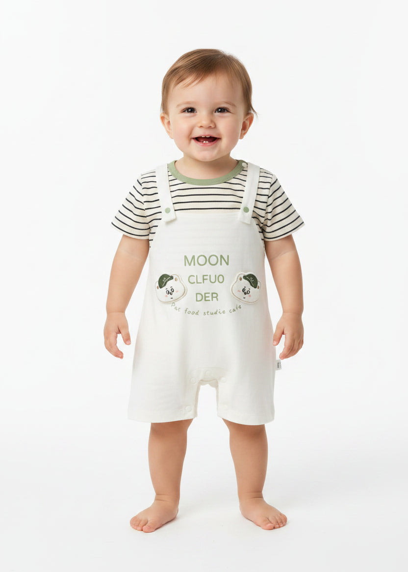 Baby Moon Romper Set