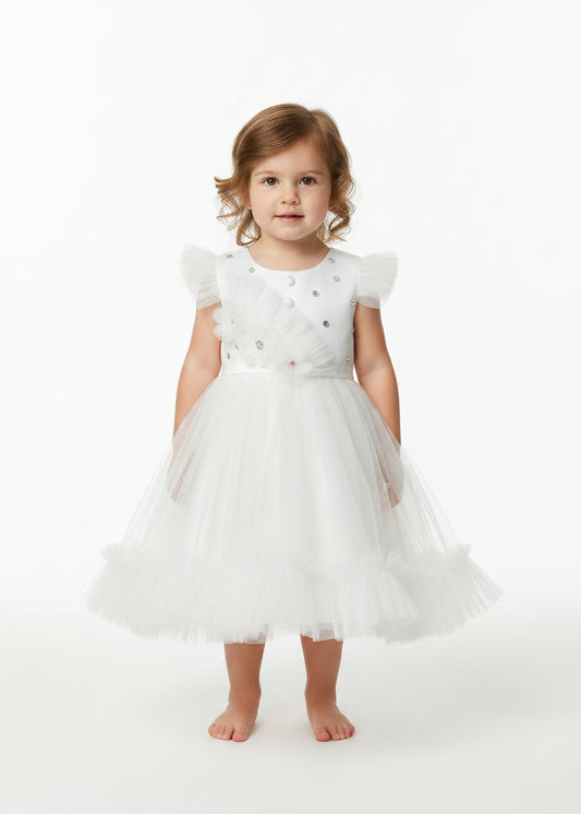 White Angelic Party Frock