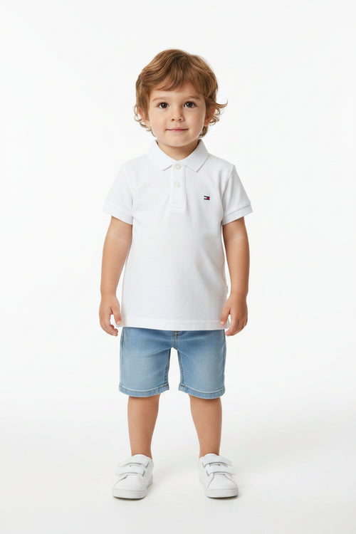 Classic White Polo Set