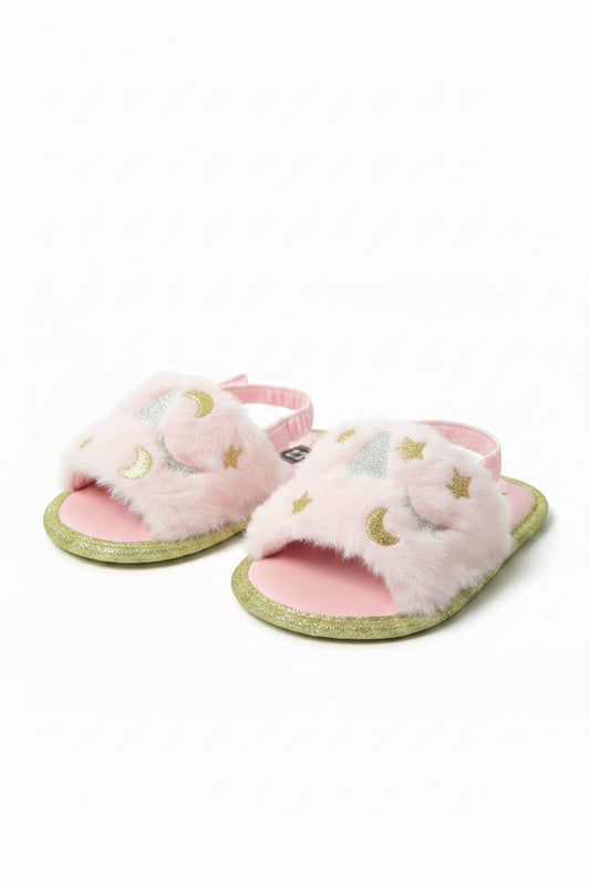 Pink Furry Unicorn Slides