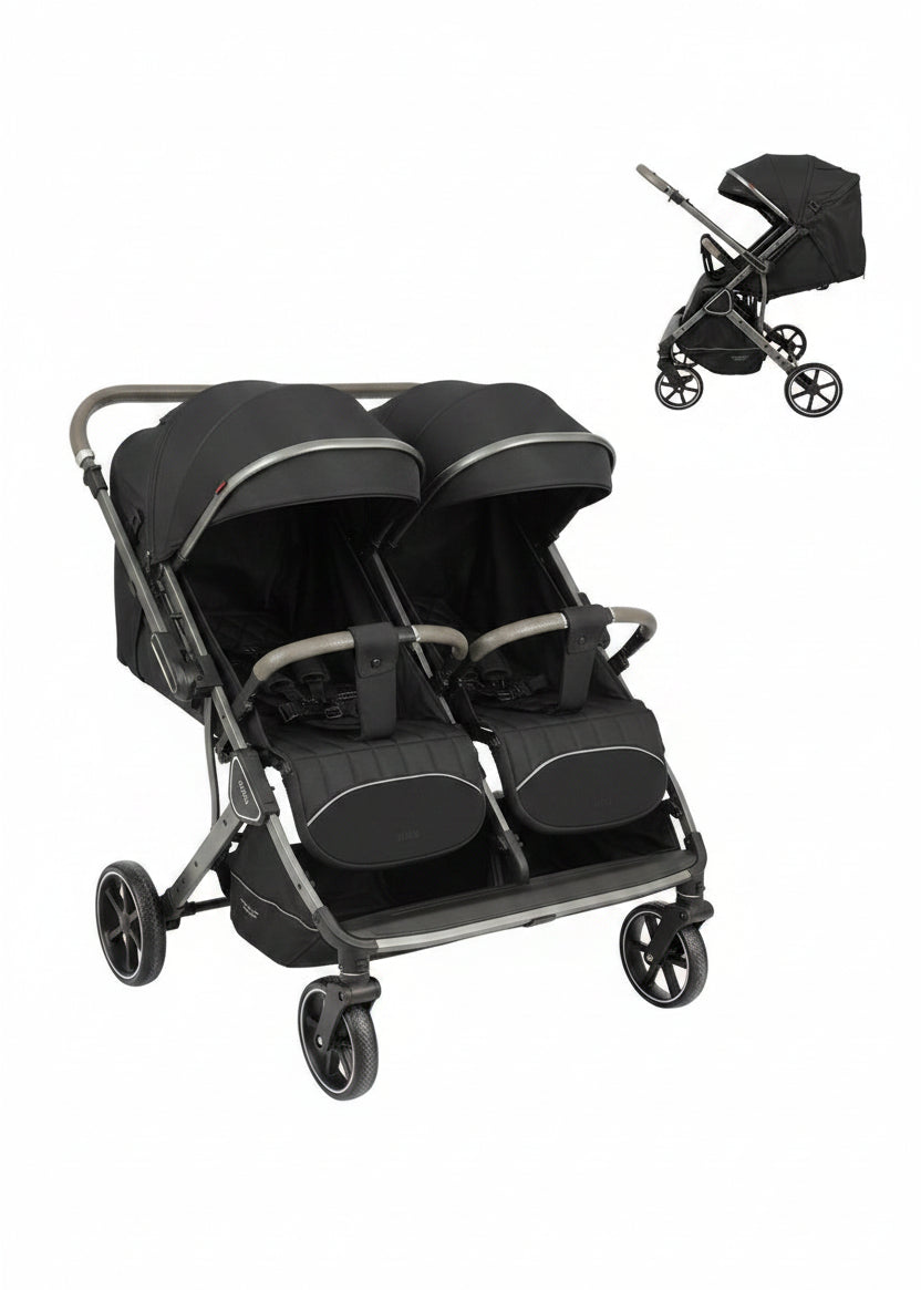 Kidilo T33 Twin Baby Stroller – Best Mother Facing Double Stroller in Pakistan