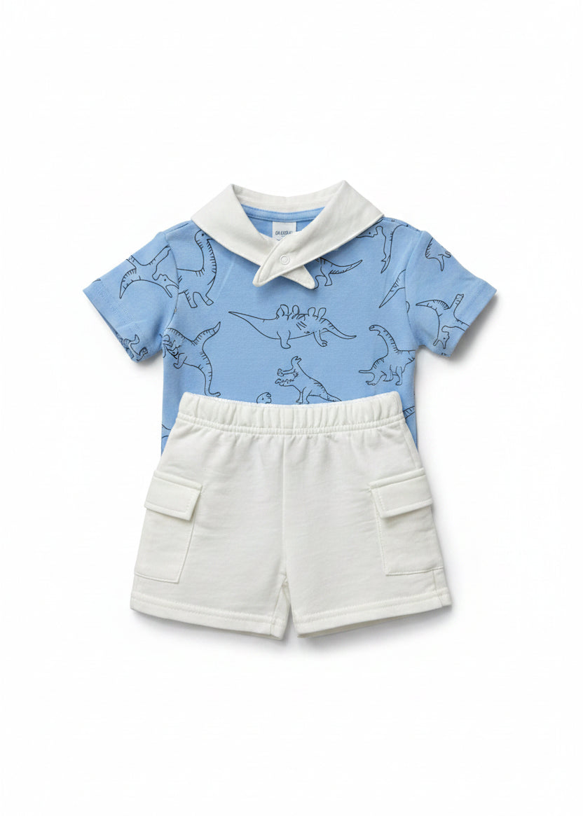 BOYS SHIRT AND SHORTS