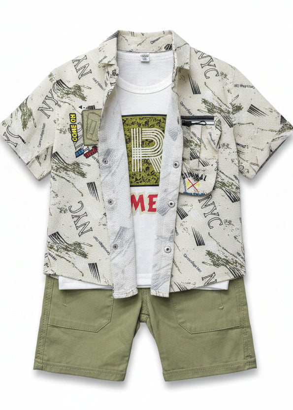 BOYS SHIRT AND SHORT