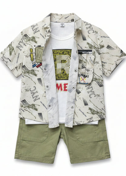 BOYS SHIRT AND SHORT